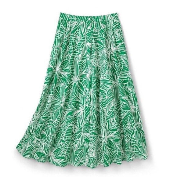 Tabitha Brown X Target Linear Floral Print Maxi Skirt - Picture 2 of 4